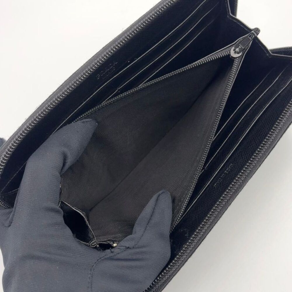 PRADA Nylon Triangle Logo Long Wallet - Picture 5 of 10